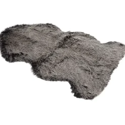 Merk Kleed Van Imitatiebont Beige,Grijs,Wit,Zwart New