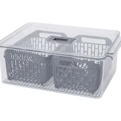 Lock & Lock Koelkast-Opbergbak Wit,Zwart