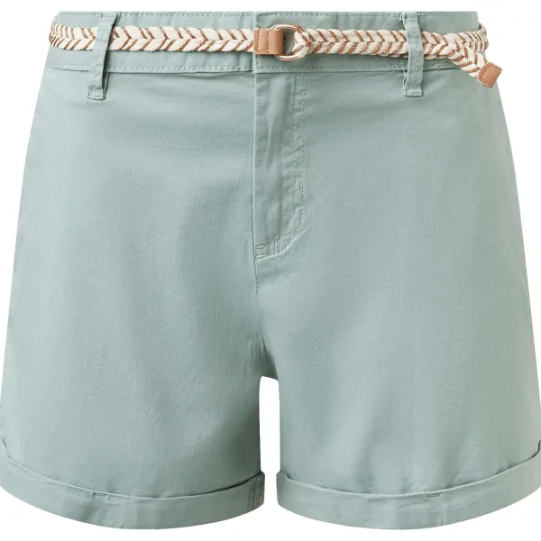 SuperTrash Korte Broek Met Riem Beige,Blauw,Groen Discount