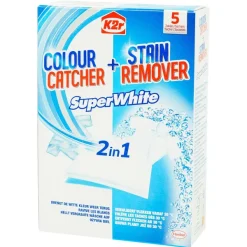 K2r Wasmachinedoekjes 2-In-1 Superwhite Best