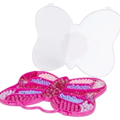 Disney Kralenset In Vlinderdoos Groen,Paars,Roze New