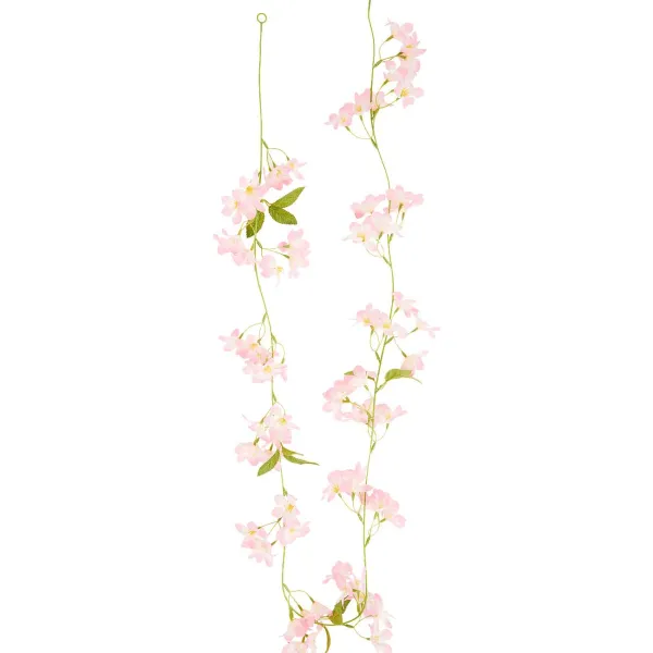 Merk Kunstbloemenslinger Roze,Wit New