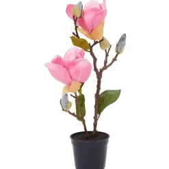Merk Kunstmagnolia In Pot Roze,Wit Hot