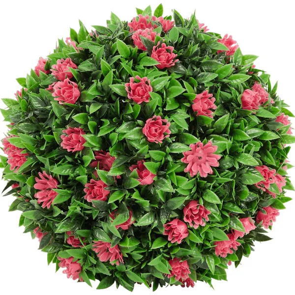 Merk Kunstplant Groen,Paars,Roze Clearance