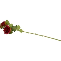 Merk Kunstroos Op Steel Roze,Rood,Wit Online