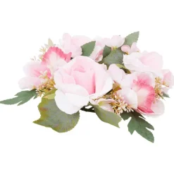 Merk Kunst-Rozenkrans Roze,Wit Outlet