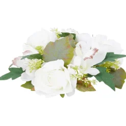 Merk Kunst-Rozenkrans Roze,Wit Outlet