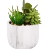 Merk Kunstvetplant In Marmerlook Pot Sale