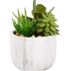 Merk Kunstvetplant In Marmerlook Pot Sale