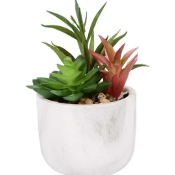 Merk Kunstvetplant In Marmerlook Pot Sale