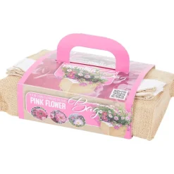 Green Boots Kweekset In Jute Zak Groen,Roze New