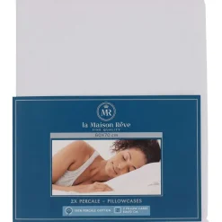La Maison Rêve La Maison R Ve Percale Kussenslopen Beige,Wit Clearance