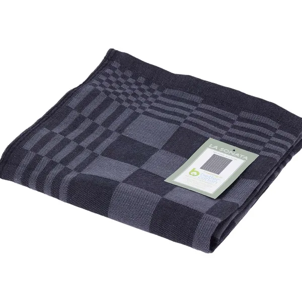 Hotel Royal La Sonata Theedoek Antraciet Print New