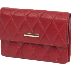 McGregor Lederen Portemonnee Rood,Zwart Hot