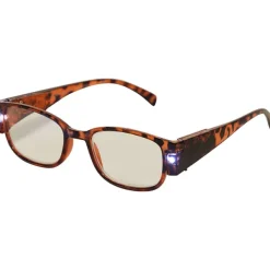 Merk Leesbril Met Ledlicht Zwart,Print New