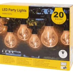 Merk Lichtsnoer Met Bollampjes Meerkleurig,Wit Sale