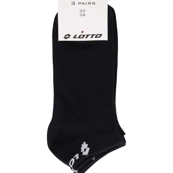 Lotto Sneakersokken Zwart Hot