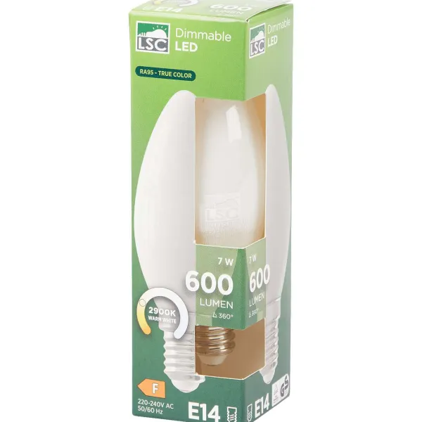 LSC Soft Tone Kaars-Ledlamp Clearance