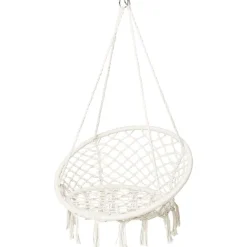 Merk Macram Hangstoel Beige Online