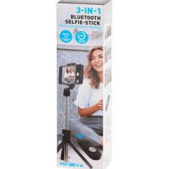 Lab31 Maxxter 3-In-1 Bluetooth-Selfiestick Zwart