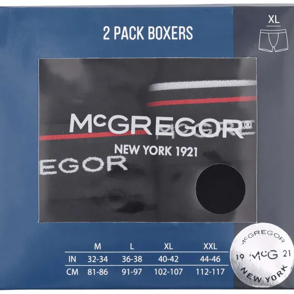 McGregor Boxershorts Zwart,Blauw New