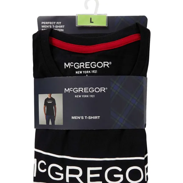 McGregor T-Shirt Blauw,Groen,Zwart Outlet