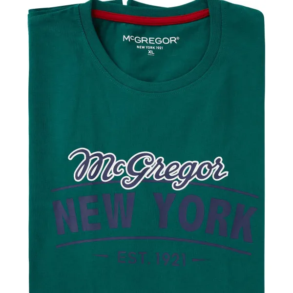 McGregor T-Shirt Blauw,Groen,Zwart Outlet