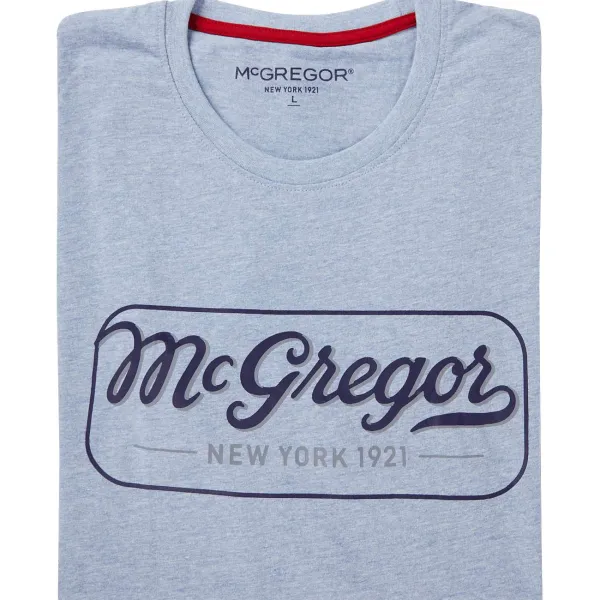 McGregor T-Shirt Blauw,Groen,Zwart Outlet