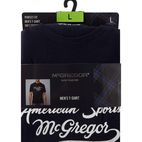 McGregor T-Shirt Blauw,Groen,Zwart Outlet