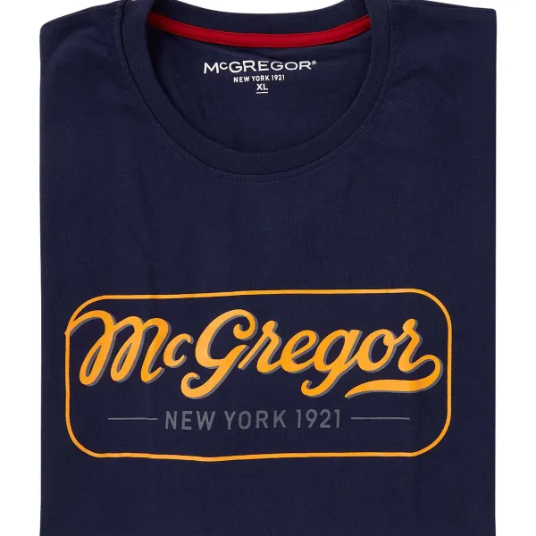 McGregor T-Shirt Blauw,Groen,Zwart Outlet