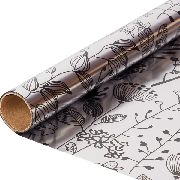 Merk Metaalfolie Inpakpapier Print Sale