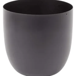 Merk Metalen Bloempot Zwart Sale
