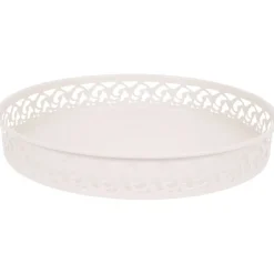 Merk Metalen Dienblad Roze,Wit