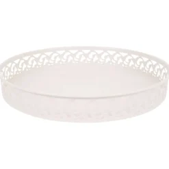 Merk Metalen Dienblad Roze,Taupe Clearance