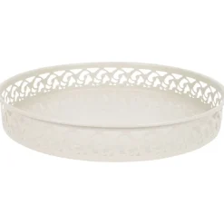 Merk Metalen Dienblad Roze,Taupe Clearance