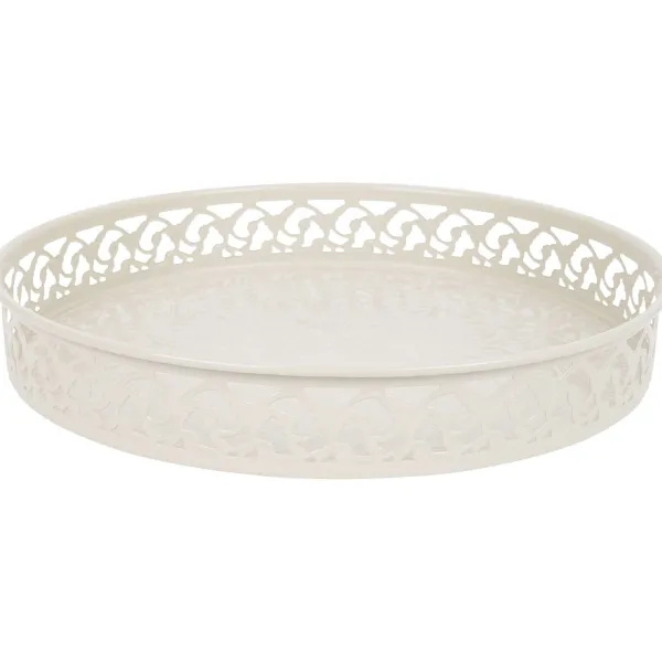 Merk Metalen Dienblad Roze,Taupe Clearance