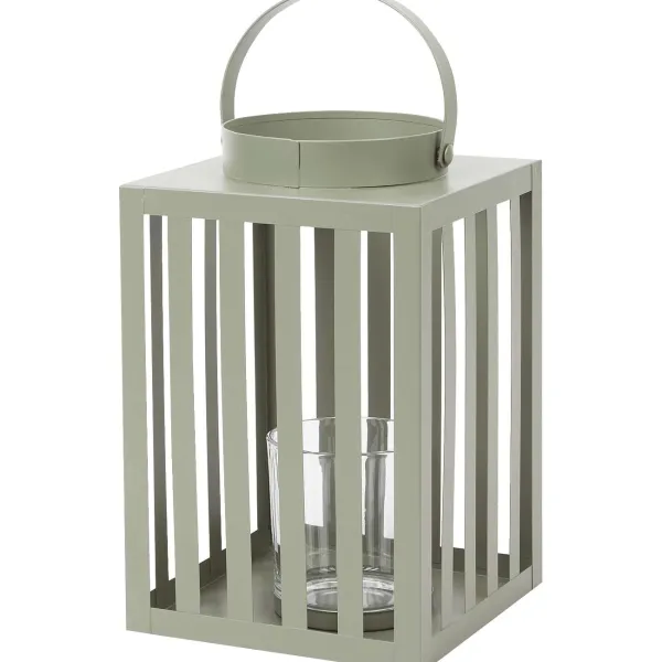 Merk Metalen Lantaarn Groen,Rood,Taupe Discount