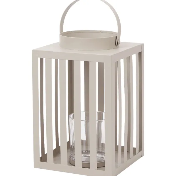 Merk Metalen Lantaarn Groen,Rood,Taupe Discount