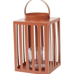 Merk Metalen Lantaarn Groen,Rood,Taupe Discount