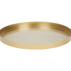 Merk Metalen Onderbord Beige,Goud,Groen Hot