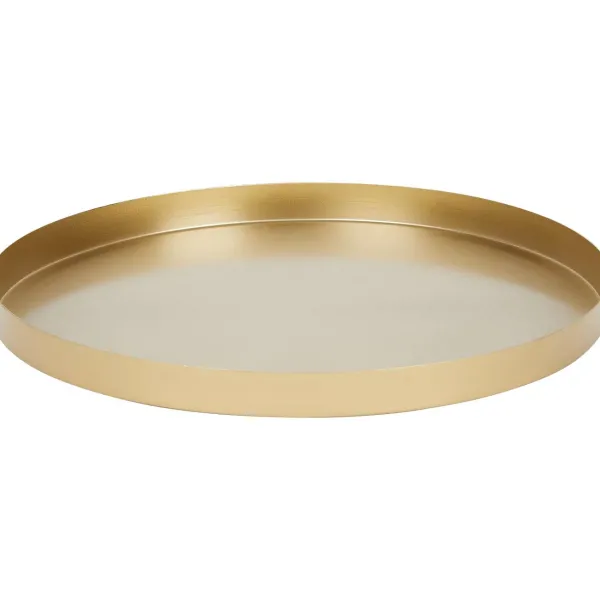 Merk Metalen Onderbord Beige,Goud,Groen Hot
