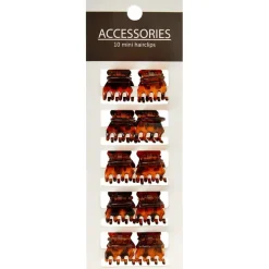 Schrunchmiez Mini-Haarklemmen Zwart,Bruin Hot