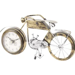 Merk Motorfiets Met Klok Zwart,Goud Hot