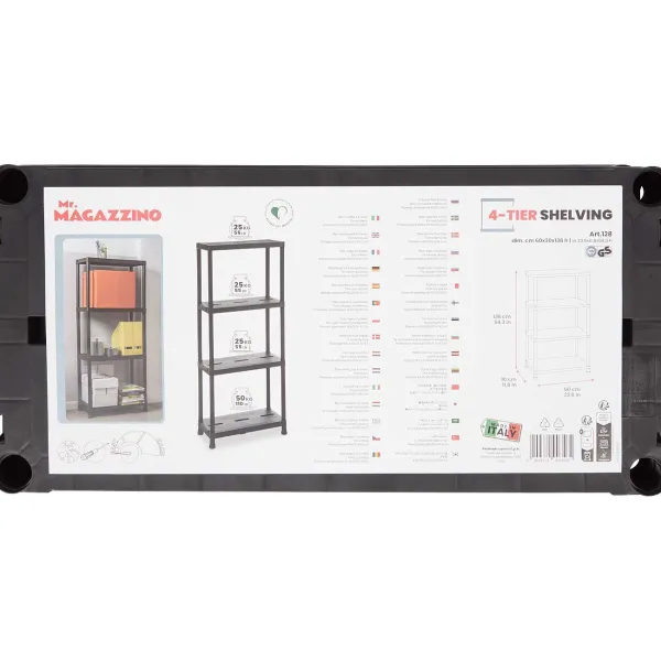 Merk Mr. Magazzino Opbergrek Zwart Clearance