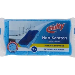 Multy Anti-Kras-Schuursponzen Blauw New