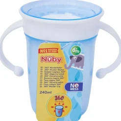 Nûby N By Anti-Lekbeker Blauw,Roze Hot