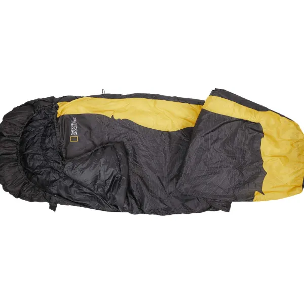National Geographic Slaapzak Zwart,Geel