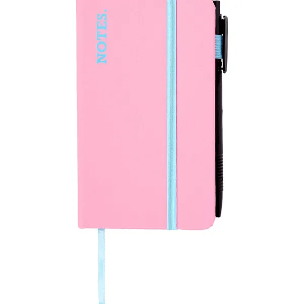 Office Essentials Notitieboek Zwart,Blauw,Roze,Paars Best
