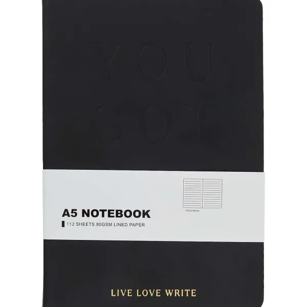 Kids Creative Notitieboekje Zwart,Grijs,Groen,Roze