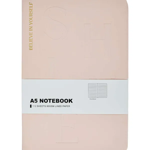 Kids Creative Notitieboekje Zwart,Grijs,Groen,Roze